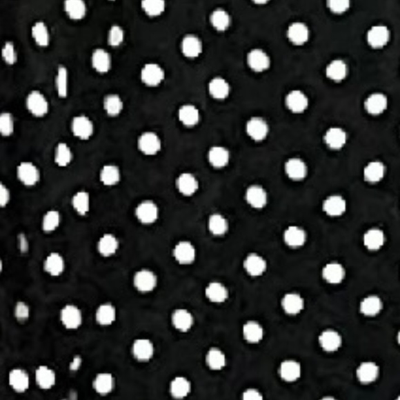 NWT! Queen Bee Maternity wrap midi dress black polka 12 long sleeves - Picture 10 of 11